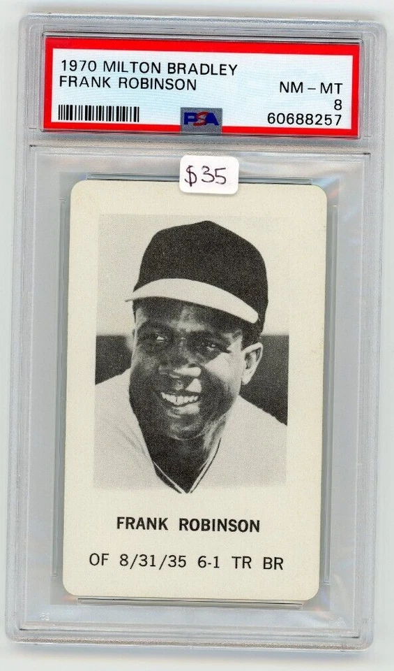 1970 Milton Bradley Frank Robinson NM-MT PSA 8 - Image 1 of 1