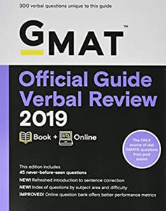 GMAT Official Guide Verbal Review 2019 Paperback