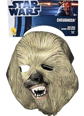 Rubíes Disney Guerra de las Galaxias Chewbaca 3/4 Vinilo Niño Máscara Disfraz Halloween Foto 1 de 4