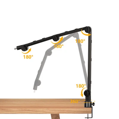 For Phone Live Recording Shockproof Desktop Folding Universal Microphone Stand - Image 1 of 4