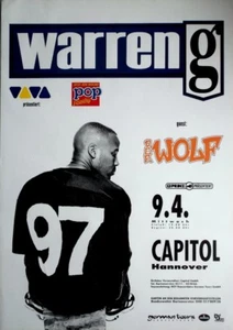 WARREN G - 1997 - Der Wolf - In Concert - Take a... Tour - Poster - Hannover - Picture 1 of 1