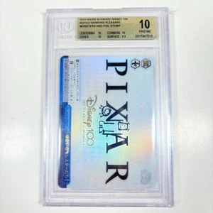 2023 WEISS SCHWARZ DISNEY 100 Pixar Monsters AG DPX S104 099 HND BECKETT GOLD 10 - Picture 1 of 7