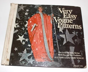 Very Easy Vogue Patterns Jan 1976 vintage store display pattern book - Picture 1 of 5