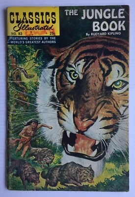 CLASSICS ILLUSTRATED #83 (1968) The Jungle Book by Rudyard Kipling - Image 1 of 4