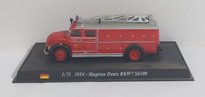 I108742 Del Prado 1/72 - POMPIERS - Deutschland 1954 Magirus Deutz RKW7 S6500 - Immagine 1 di 4