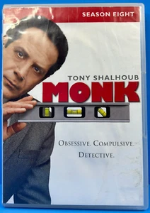 Monk Season Eight-Final Season (DVD 4-Disc Set 2010 NR Widescreen) Tony Shalhoub - Picture 1 of 2