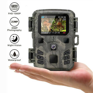 20MP Mini Hunting Trail Camera 1080P Wild Animal Trap IR Night Vision Scout IP65