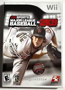2K SPORTS MAJOR LEAGUE BASEBALL 2K9 ~ 2009 Wii Game w/ Tim Lincecum cover - Picture 1 of 2
