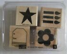 Stampin' Up! Retired Wood Mounted Stamps Some New Some Used U Pick See Pictures