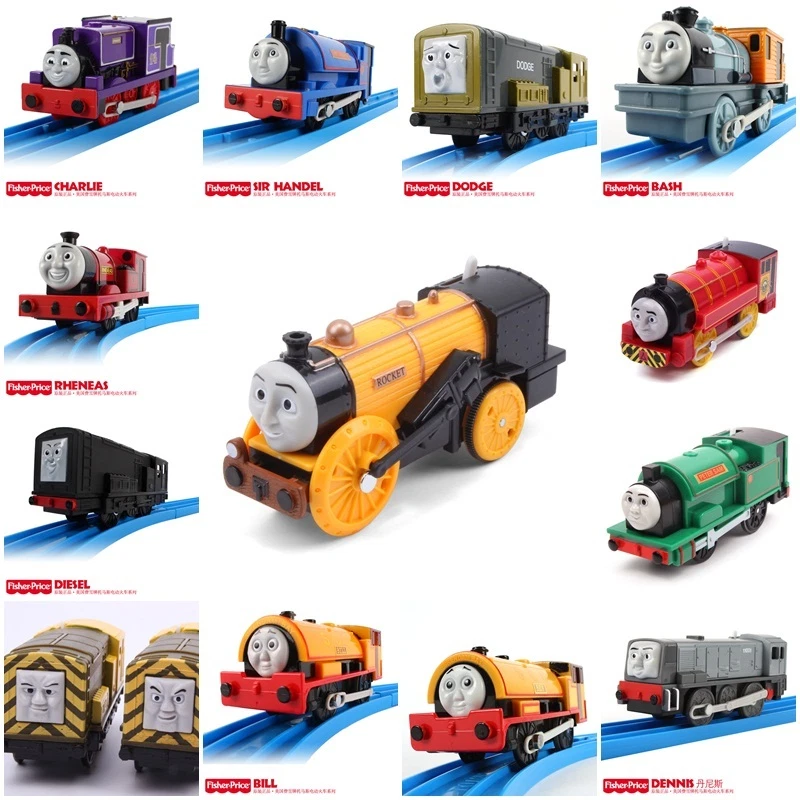 NIB TRACKMASTER THOMAS MOTORIZED BATTERY TRAIN HEAD PETER SAM DASH - image 1 of 3