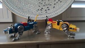 Vintage YELLOW & BLUE VOLTRON LIONS (HARD TO FIND VERSION)