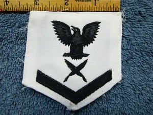 US Navy After WWII Patch Sottufficiale Terza Classe Chevron MilitaryPatch(I)25 - Foto 1 di 1