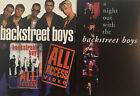 (2) Backstreet Boys VHS Tapes A Night Out With The Boys & All Access Video + CD