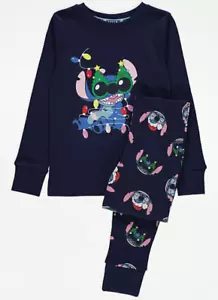 Set pigiama Disney Stitch ragazze Natale maniche lunghe set regalo Natale Lilo & punto - Foto 1 di 1