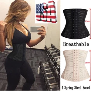 Corsé Entrenador de Cintura Formador de Entrenamiento Faja Ropa Formada Bajo el Busto Cincher Cinturón Abdomial - Imagen 1 de 12