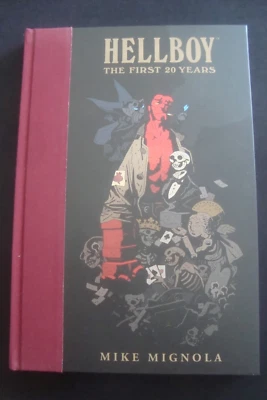 Libro de tapa dura firmado por Mike Mignola Dark Horse de Hellboy los primeros 20 años Foto 1 de 4