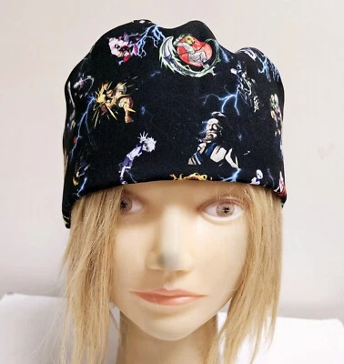 HUNTER X HUNTER ANIME BLACK MEDICAL NURSE SCRUB CAP (2 SIZE SELECTION)  - Image 1 of 4