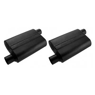 Flowmaster 40 Series Mufflers 2.5" Offset Inlet & Outlet Universal Set of 2 - Image 1 of 4
