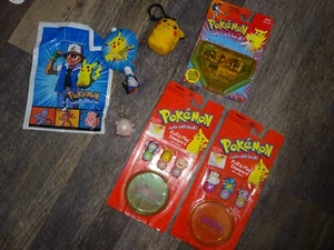 Pokemon Vintage Roll & Play Stempel Mini Skateboard Schlüsselanhänger + kostenlose verschiedene Artikel - Bild 1 von 10