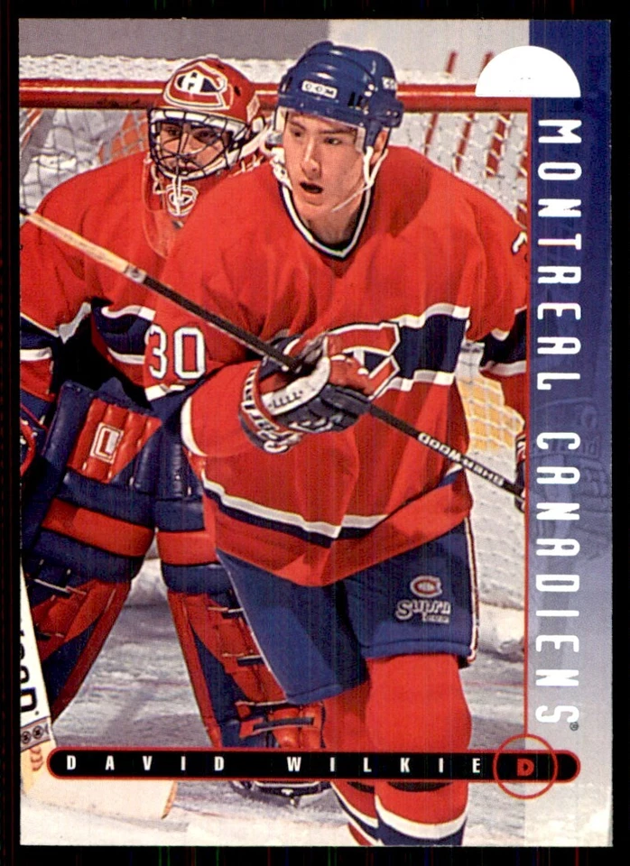 1995-96 Leaf David Wilkie Montreal Canadiens #259 - Image 1 of 2