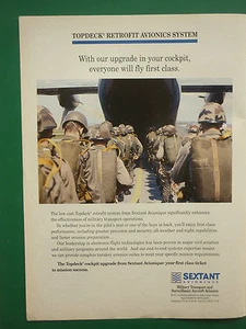 4/1996 PUB SEXTANT TOPDECK RETROFIT AVIONICS SYSTEM PARACHUTISTES TRANSALL AD - Picture 1 of 1