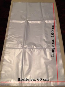 200 Stück, PE - Sack Plastiksack Müllsack Verpackung 0,100mm/100my 600x1000mm - Bild 1 von 2