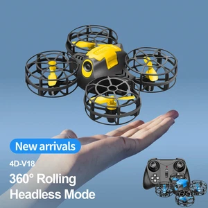 Mini Drone Headless Mode RC Dron 360°Flip Height Drone Helicopter Quadcopter Toy - Picture 1 of 23