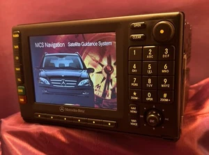 A163 Comand Screen Head Unit Display CD Tape Player w/Code for 00-05 ML350 ML320 - Picture 1 of 21