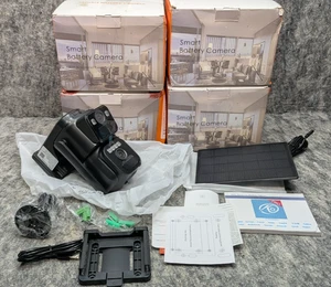 4 x BEENOCAM Dual Lens 4K Solar Security Camera Wireless Outdoor, 360° PTZ 🔥New - Picture 1 of 24