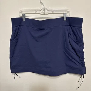 Columbia Anytime pantaloncino casual donna più 2XL XXL blu foderato tasche comodo usato in ottime condizioni - Foto 1 di 6