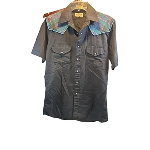 SHEPLERS WESTERN, Pearl Snap SHORTS Sleeve vintage Shirt Medium  - Bild 1 von 6