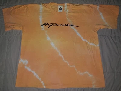 CAMISETA HIPERCOLOR VINTAGE AÑOS 90 GRANDE NARANJA GENERA CAMBIO DE COLOR TIE DYE AÑOS 80 EE. UU. Foto 1 de 4