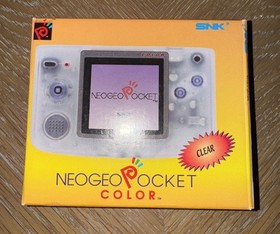 Clear NeoGeo Pocket Color Complete in Box system USA SNK