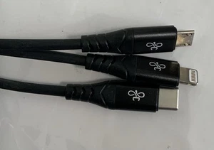 Adaptador 3 en 1 (Cargador Rápido + Micro-USB + USB-C) - Imagen 1 de 2