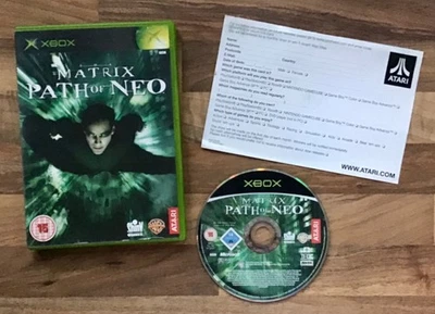 MATRIX - PATH OF NEO - ORIGINAL MICROSOFT XBOX GAME DISC & ORIGINAL CASE PEGI 15 - Image 1 of 4