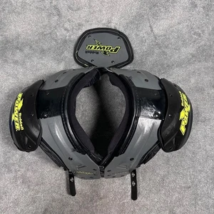 Riddell Power AMP Fußball Schulterpolster grau schwarz XS 14"-15"/32"-34" - Bild 1 von 17