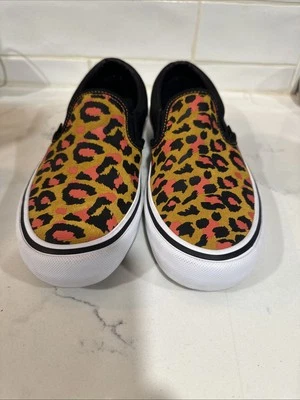 Vans Ultracush Pro Hombre Leopardo Negro Zapatillas Inca Dorado Naranja Patrón ~ Talla 6 Foto 1 de 4