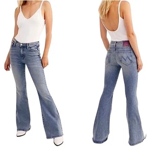 Mother Super Cruiser Mystical Collection Laws of Attraction Flare Jeans 31 - Picture 1 of 10