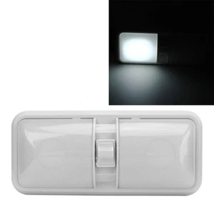 Led Interior Reading Light 12 Volt Led Light Double Switch Ceiling Double Dome - Picture 1 of 22
