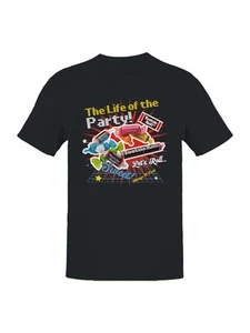 Offiziell lizenziertes Tootsie Roll Sweet Party Vibes Herren T-Shirt - Bild 1 von 15