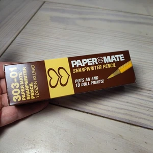Paper Mate Sharpwriter matite meccaniche HB #2 Twist vintage nos 1984 scatola 12 pezzi - Foto 1 di 5