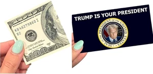 END the WOKENESS Trump Is Your President Prank Bills - Featuring Trump'S Preside - Picture 1 of 13