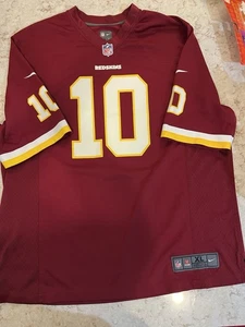 Maglia Nike NFL Washington Redskins Robert Griffin III #10 bordeaux XL - Foto 1 di 12