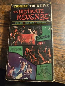 Combat Tour LIVE The Ultimate Revenge VHS Venom Slayer Exodus 1985 - Picture 1 of 3
