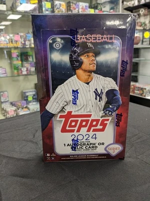 2024 Topps Series 2 | MLB Baseball Hobby Box New Factory Sealed 1 Auto or Relic - Image 1 of 2