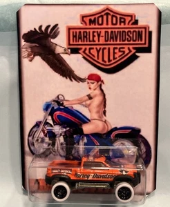 "Custom Made" Hot wheels Dodge Mega Duty Harley Davidson Real Riders added - Picture 1 of 12