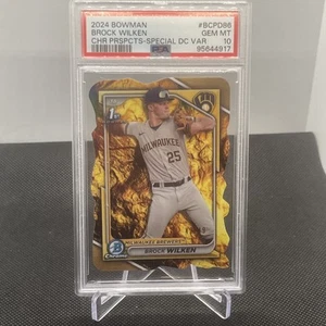 2024 Bowman Brock Wilken Prospector’s Die-Cut /49 PSA 10 - Picture 1 of 2
