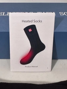 Calcetines eléctricos térmicos batería recargable negros - Imagen 1 de 10