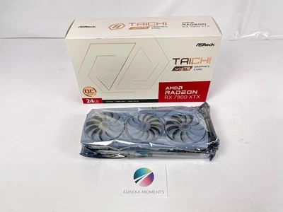 Used ASRock Radeon RX 7900 XTX Taichi White 24GB OC TCW 24GO Graphics Card - Image 1 of 4
