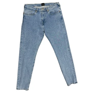 Pantalones de mezclilla Paul Smith azul lavado claro algodón elástico 32x31 - Imagen 1 de 9